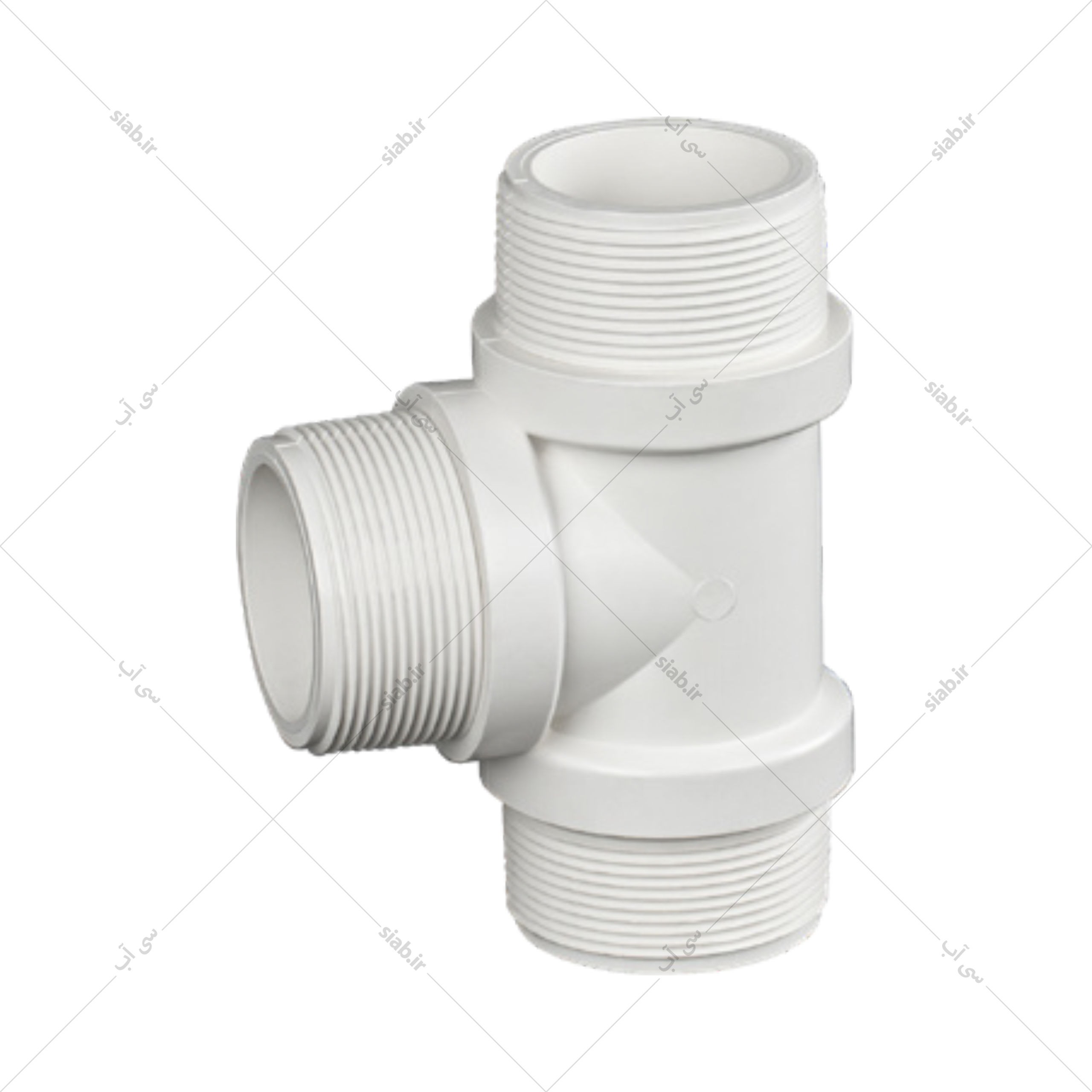 سه راهی نر رزوه ای copy سه راهی نر رزوه ای U-PVC - تصویر 1